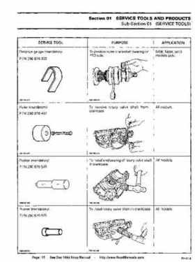 Bombardier SeaDoo 1993 factory shop manual, Page 13