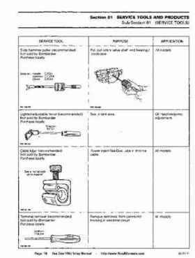 Bombardier SeaDoo 1993 factory shop manual, Page 19