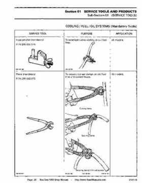 Bombardier SeaDoo 1993 factory shop manual, Page 21