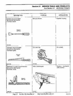 Bombardier SeaDoo 1993 factory shop manual, Page 27
