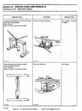 Bombardier SeaDoo 1993 factory shop manual, Page 28