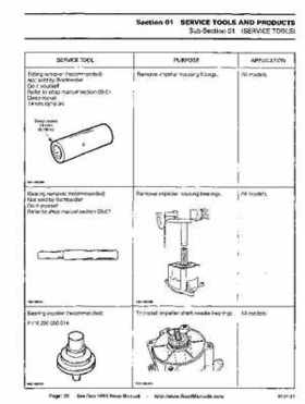 Bombardier SeaDoo 1993 factory shop manual, Page 29