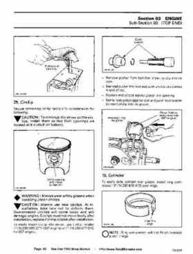 Bombardier SeaDoo 1993 factory shop manual, Page 60