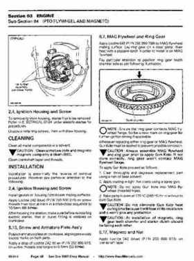 Bombardier SeaDoo 1993 factory shop manual, Page 69