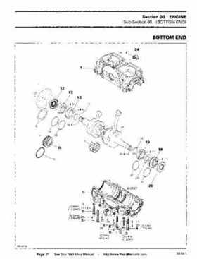 Bombardier SeaDoo 1993 factory shop manual, Page 71