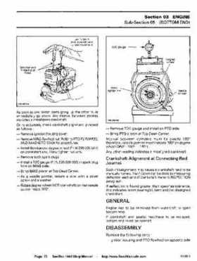 Bombardier SeaDoo 1993 factory shop manual, Page 73