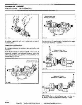 Bombardier SeaDoo 1993 factory shop manual, Page 76