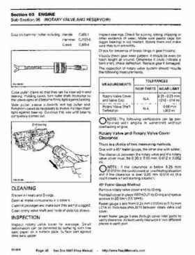 Bombardier SeaDoo 1993 factory shop manual, Page 85