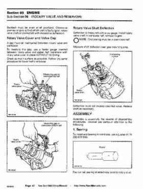 Bombardier SeaDoo 1993 factory shop manual, Page 87
