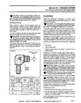 Bombardier SeaDoo 1993 factory shop manual, Page 99
