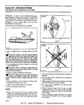 Bombardier SeaDoo 1993 factory shop manual, Page 100
