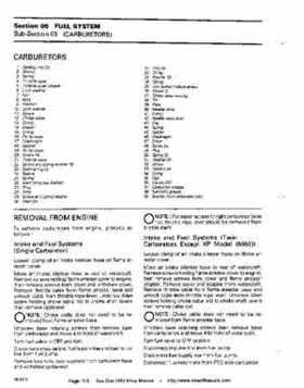 Bombardier SeaDoo 1993 factory shop manual, Page 110