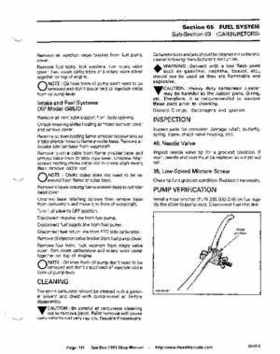Bombardier SeaDoo 1993 factory shop manual, Page 111