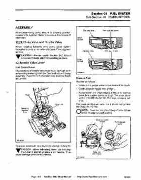 Bombardier SeaDoo 1993 factory shop manual, Page 113