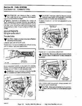 Bombardier SeaDoo 1993 factory shop manual, Page 120