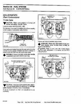 Bombardier SeaDoo 1993 factory shop manual, Page 122
