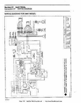 Bombardier SeaDoo 1993 factory shop manual, Page 138