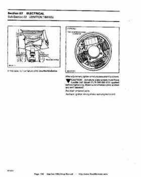 Bombardier SeaDoo 1993 factory shop manual, Page 144
