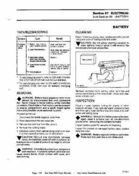 Bombardier SeaDoo 1993 factory shop manual, Page 145