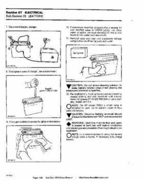 Bombardier SeaDoo 1993 factory shop manual, Page 148