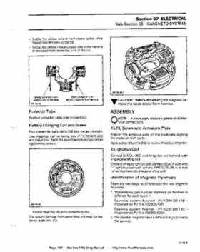 Bombardier SeaDoo 1993 factory shop manual, Page 163