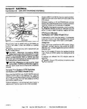 Bombardier SeaDoo 1993 factory shop manual, Page 174