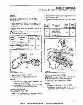 Bombardier SeaDoo 1993 factory shop manual, Page 177