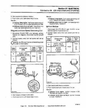 Bombardier SeaDoo 1993 factory shop manual, Page 179