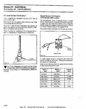 Bombardier SeaDoo 1993 factory shop manual, Page 188