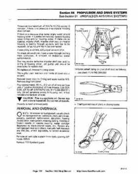 Bombardier SeaDoo 1993 factory shop manual, Page 195