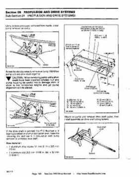 Bombardier SeaDoo 1993 factory shop manual, Page 198