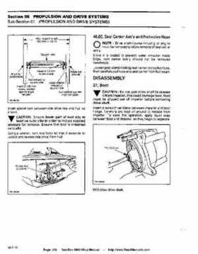 Bombardier SeaDoo 1993 factory shop manual, Page 200