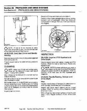 Bombardier SeaDoo 1993 factory shop manual, Page 204