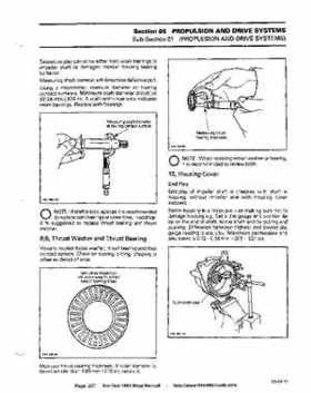 Bombardier SeaDoo 1993 factory shop manual, Page 207