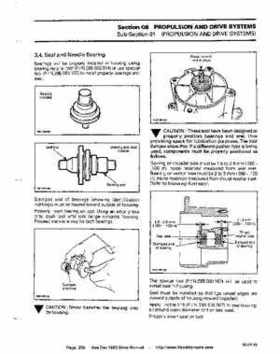 Bombardier SeaDoo 1993 factory shop manual, Page 209