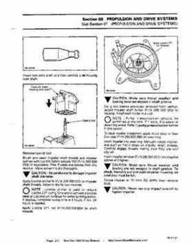 Bombardier SeaDoo 1993 factory shop manual, Page 211