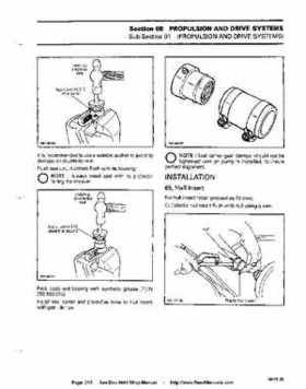 Bombardier SeaDoo 1993 factory shop manual, Page 215