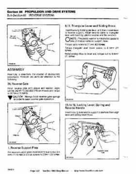Bombardier SeaDoo 1993 factory shop manual, Page 222