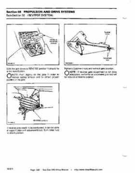 Bombardier SeaDoo 1993 factory shop manual, Page 224