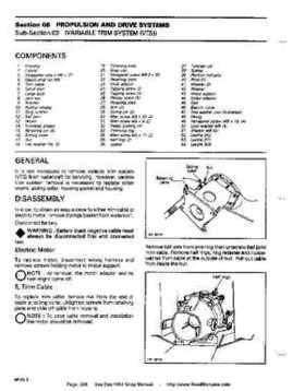 Bombardier SeaDoo 1993 factory shop manual, Page 226