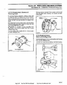 Bombardier SeaDoo 1993 factory shop manual, Page 227
