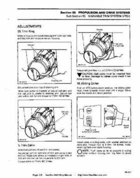 Bombardier SeaDoo 1993 factory shop manual, Page 229