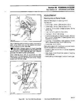Bombardier SeaDoo 1993 factory shop manual, Page 238