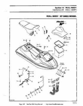 Bombardier SeaDoo 1993 factory shop manual, Page 245