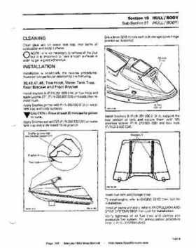 Bombardier SeaDoo 1993 factory shop manual, Page 247
