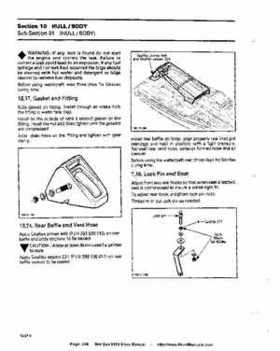 Bombardier SeaDoo 1993 factory shop manual, Page 248