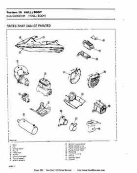 Bombardier SeaDoo 1993 factory shop manual, Page 252