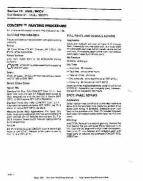 Bombardier SeaDoo 1993 factory shop manual, Page 254