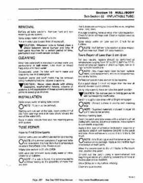 Bombardier SeaDoo 1993 factory shop manual, Page 257