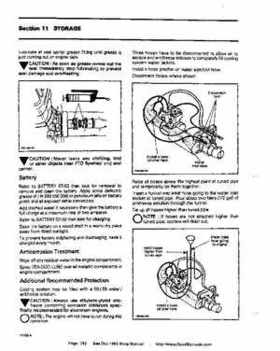 Bombardier SeaDoo 1993 factory shop manual, Page 262